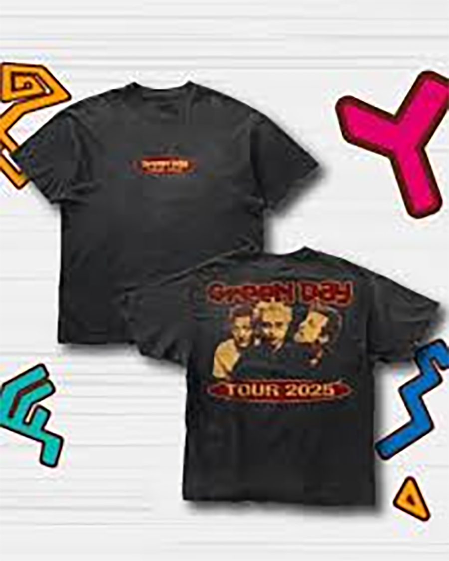 HOT 2025 Green Day Tour black T-shirt unisex All sizes JJ5310