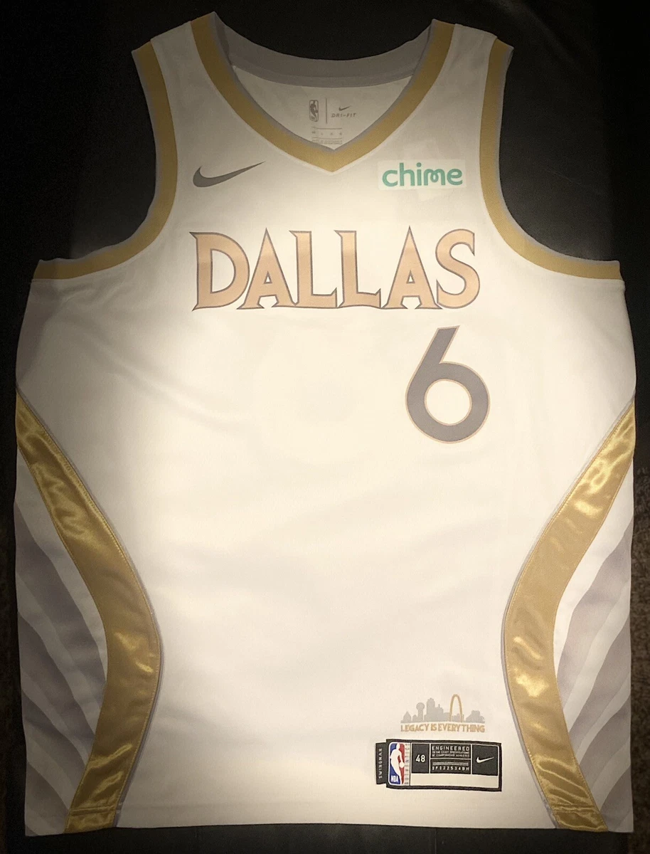 Porzingis Dallas Mavericks Gold, Silver, White Legacy Autographed Jersey (Auto)
