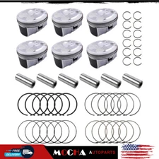 Engine STD Pistons & Rings Kit For For Hyundai Santa Fe Kia Sedona Azera 3.3L V6