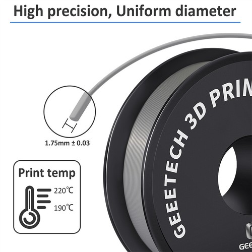 Filamento de impresora 3D GEEETECH regular PLA multicolor consumibles 1,75 mm EE. UU. - Imagen 60 de 116
