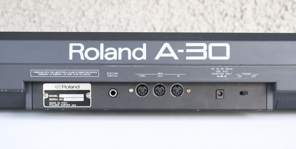 Vintage ROLAND A-30 MIDI Keyboard Controller. ITALY RARE | eBay
