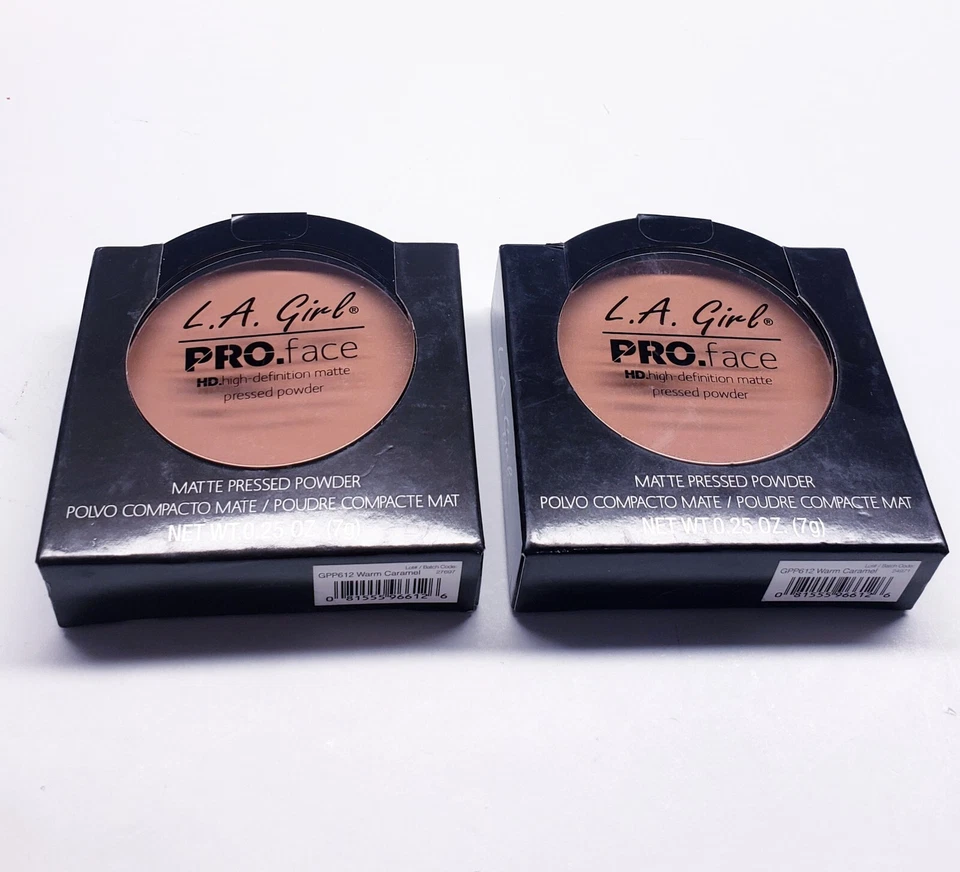 L.A. Girl PRO Face Powder - LAX-GPP612, Warm Caramel, 0.25 oz (2 pack) - Image 3 of 4