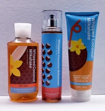 Bath & Body Works WHIPPED COCONUT MILKSHAK Body Mist, Shower gel, Body cream