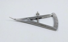 20mm Dental Curved Head Castroviejo Caliper Measuring Gauge Implant Instrument
