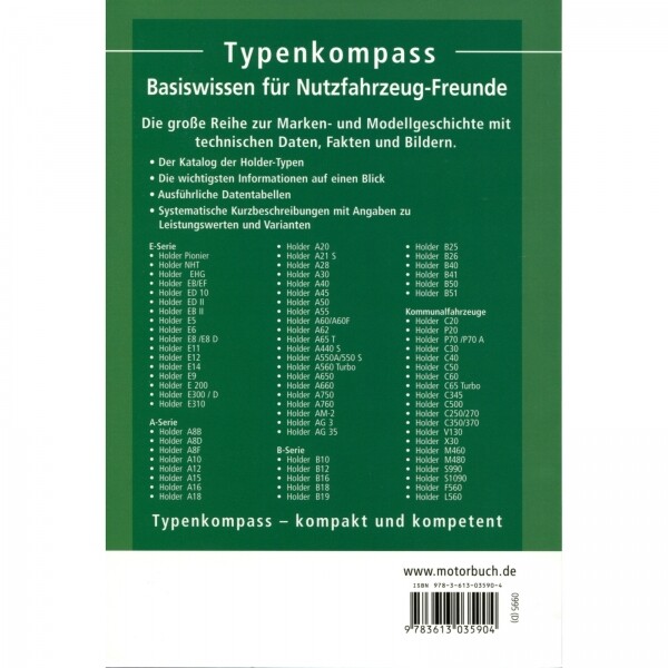 Thumbnail - Holder Einachsschlepper Und Traktoren Seit 1930 Typenkompass Katalog