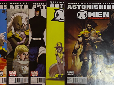 ASTONISHING X-MEN XENOGENESIS 1-5 COMPLETE (MARVEL 2010) VF/NM 9.0