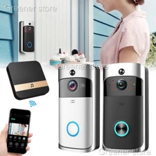 Wireless Video Doorbell with Chime Ringer Night Vision Motion Detect Wifi 2.4G