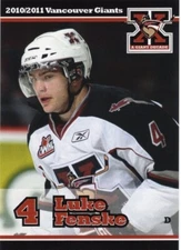 Luke Fenske 2010-11 Vancouver Giants
