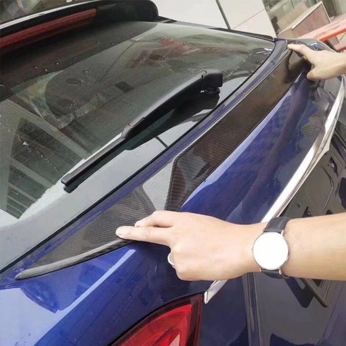 ALERÓN TRASERO TRASERO MEDIO DE CARBONO REAL PARA MASERATI LEVANTE 2016-20 ALA VENTANA - Imagen 8 de 17