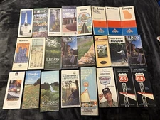#1 VINTAGE LOT OF 24 US STATE TRAVEL MAPS AMERICAN PHILLIPS 66 SINCLAIR ++
