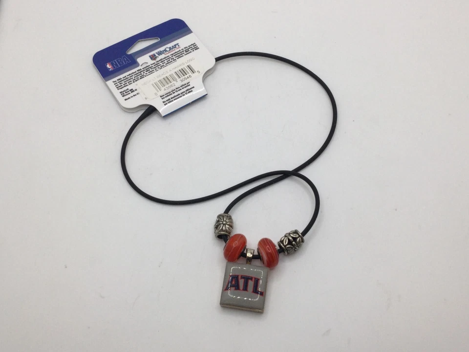 16" WinCraft Lifetiles Necklace with Beads, Atlanta Hawks, Pack of 3! - Image 2 of 3