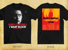 2 Sides I Want Blood Jerry Cantrell 2025 Tour TShirt Black Unisex S-5XL JU499