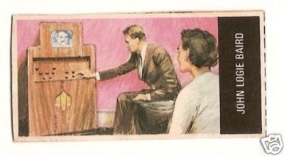 John Logie Baird   1974 Quaker Oats Cereal Card