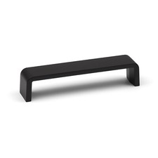Matt Black Cupboard Handles Square Bar Furniture Wardrobe Kitchen Pull 128-288mm