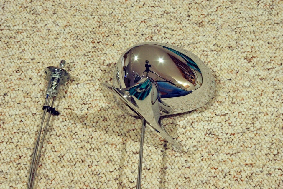 Espejo retrovisor exterior izquierdo cromo conductor para Dodge Challenger Charger Cuda 1971-74 Foto 4 de 4