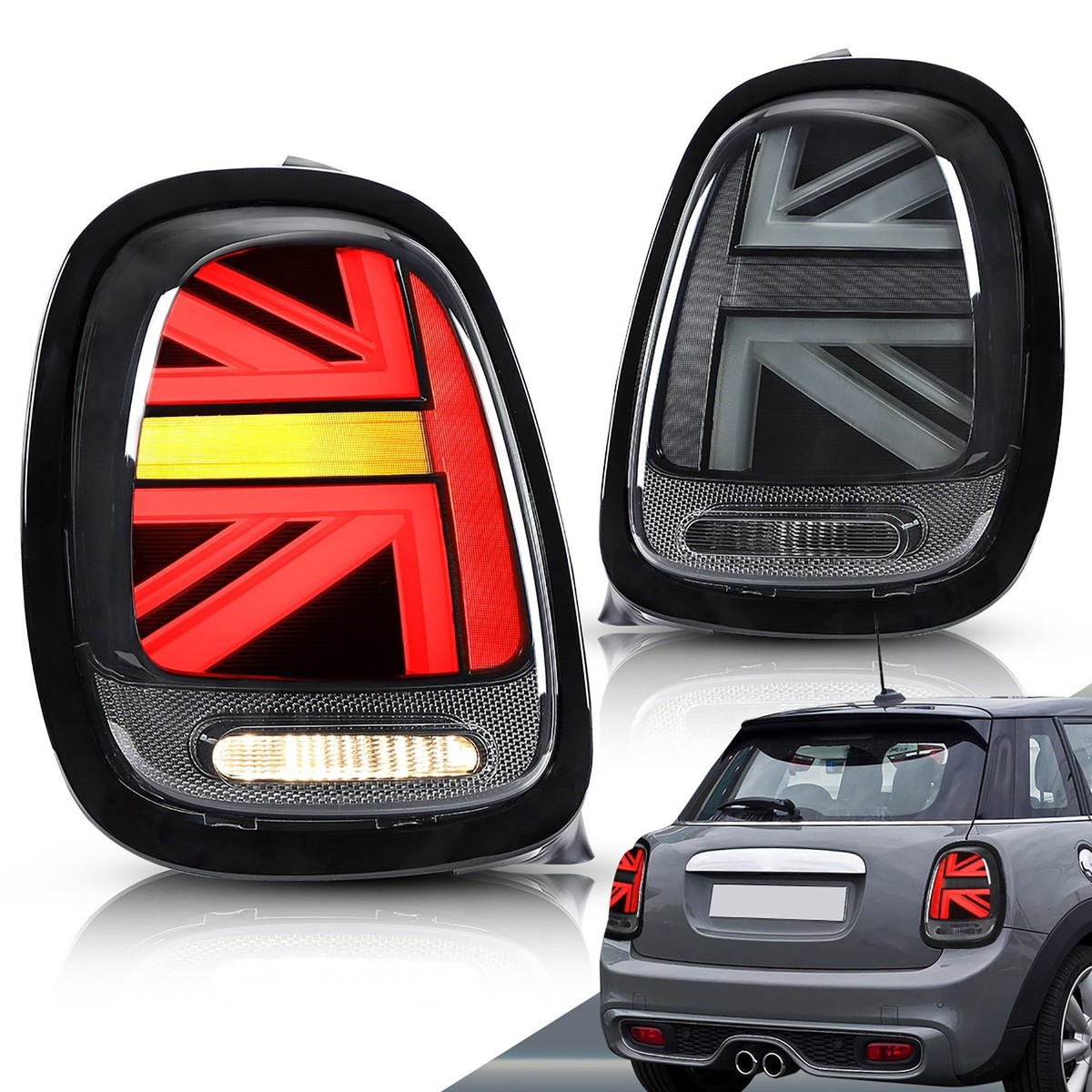 Full LED Tail lights For Mini Cooper F55 F56 F57 2014-2023 Union