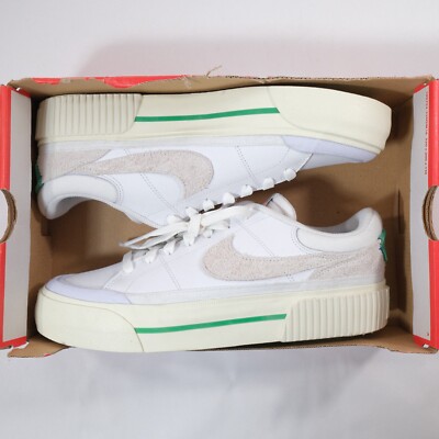 Nike Wmns Court Legacy Lift 'White Stadium Green' FJ5483-100 Size