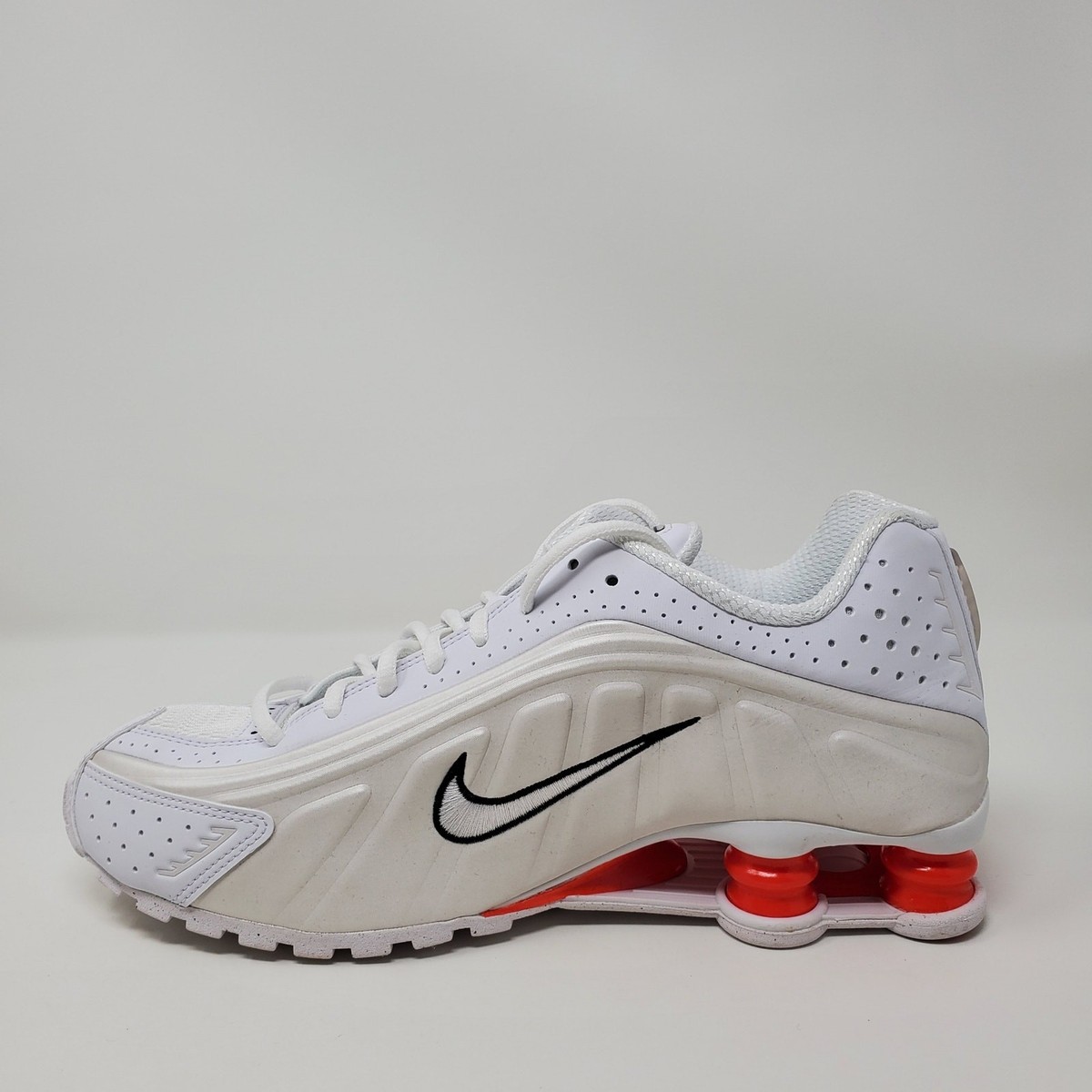 Nike Shox R4 AR3565-103 White Phantom Picante Red White Women's
