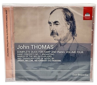 Duo Praxedis - Thomas Complete Duos for Harp & Piano, Vol. 4 CD New Sealed