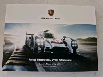2014 PORSCHE 919 Motorsport Press Information - Geneva Motor Show