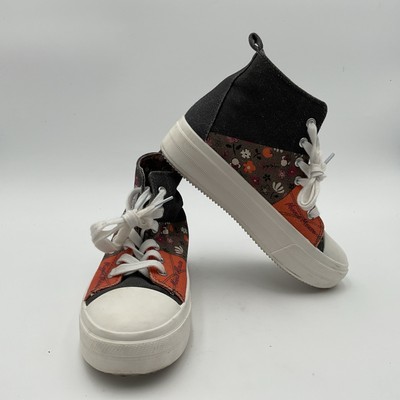 Disney Minnie Mouse High Top Canvas Sneakers Size 4