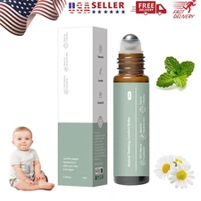 NEW 10ml MAMA'S Teether Baby Teething Oil Roller- All Natural Teething Relief US