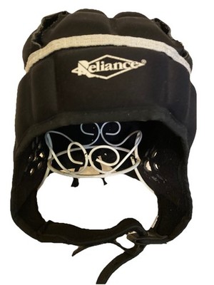 Reliance warrior vintage small 53-55cm black rugby headgear 