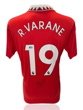 RAPHAEL VARANE SIGNED 22/23 MANCHESTER UNITED HOME SHIRT (ACG CERT AG17482)