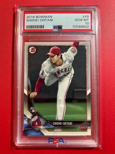 Shohei Ohtani Rc Psa10 2018 Bowman