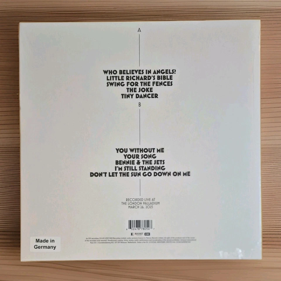 Elton John & Brandi Carlile Who Believes In Angels? RSD Black Friday 2025 Vinyl - Image 2 of 2