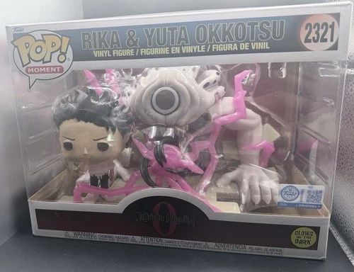 Funko Pop Moment Jujutsu Kaisen Rika & Yuta Okkotsu #2321 Glow in the Dark