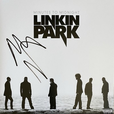 MIKE SHINODA AUTOGRAPHED SIGNED LINKIN PARK MINUTES TO MIDNIGHT VINYL