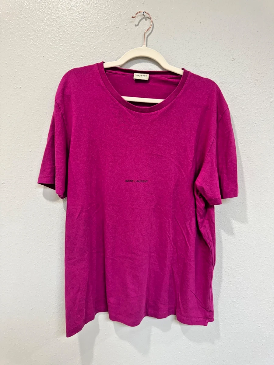 Ysl Logo Shirt In Men's T-Shirts for sale | eBay