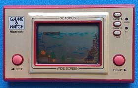 Nintendo Game & Watch Octopus Vintage TESTED WORKING