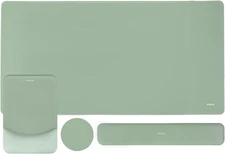 MOSISO Keyboard Mouse Pad Set, Large Gaming Mouse Pad&Rectangular Keyboard Wrist