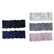 Stretchy Lace Headband Wide Hairband Fits All Head Sizes Comfortably