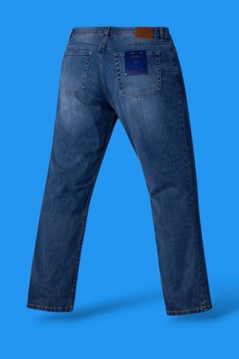 Cavalli Class Jeans By Robert Cavalli Mens Size 40x32  Slim Straight Blue Denim