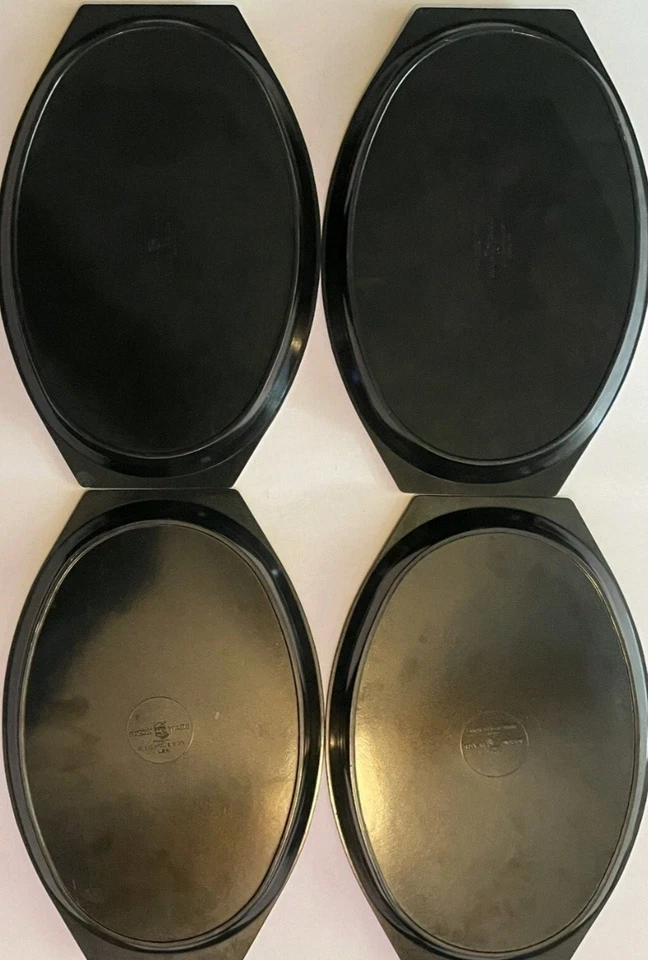 Set of 4 Nordic Ware Aluminum Serv-A Sizzler Steak Plates Cactus Fajita Platter - Image 2 of 4