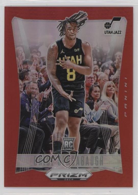 2023-24 Panini Prizm Deca Red Prizm /199 Brice Sensabaugh #131 Rookie RC