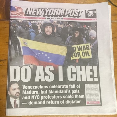 New York Post: Do As I Che! Venezuelans Happy MAMDANI Not So Much?