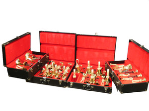 Malmark 3 Octave Handbell Set C4–C7 w Cases (Plus 10 Duplicate Bells)