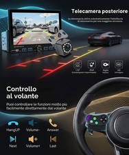 Autoradio 1 Din Bluetooth 52 Wireless CarPlay Android Auto FM AM Rds 7 Pollici - Miniatura 5