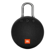 JBL Clip 3 Black Portable Bluetooth Speaker (Damaged Box)