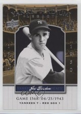 2008 Upper Deck Yankee Stadium Legacy Joe Gordon #YSL1568 HOF 3h2