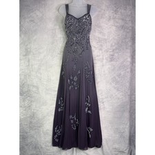 Vtg Y2k Cache Silk velvet Maxi Dress Gown Sz M whimsigoth Fairy Grunge flaws