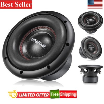 8-Inch Dual 4 Ohm Car Subwoofer High Power Shallow Mount Woofer