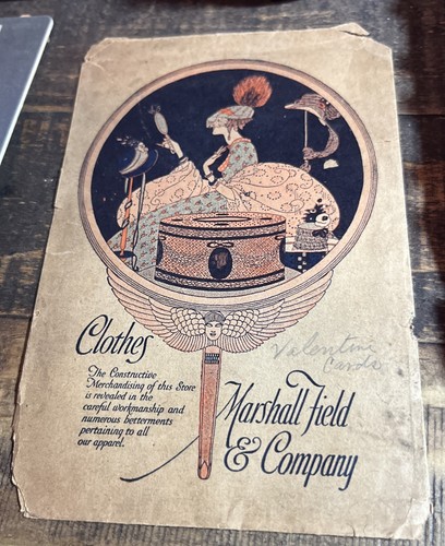 Antique Marshall Field & Company Department Store Paper Gift Bag
