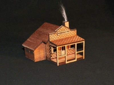 Perplexing Puzzles Plus OW Old West Sheriff Office/Jailhouse Kit