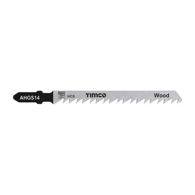 Timco - Jigsaw Blades - Wood Cutting - HCS Blades (Size T144D - 5 Pieces)