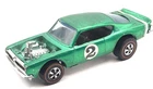 Hot Wheels Redline King ‘Kuda #2 1969 Green / Gray Int. - Made In Hong Kong